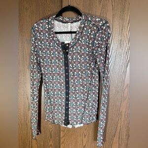 Free People Going Places Printed Cardi
